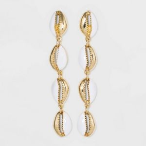 4/$20🦋 Two-tone Shell Drop Earrings